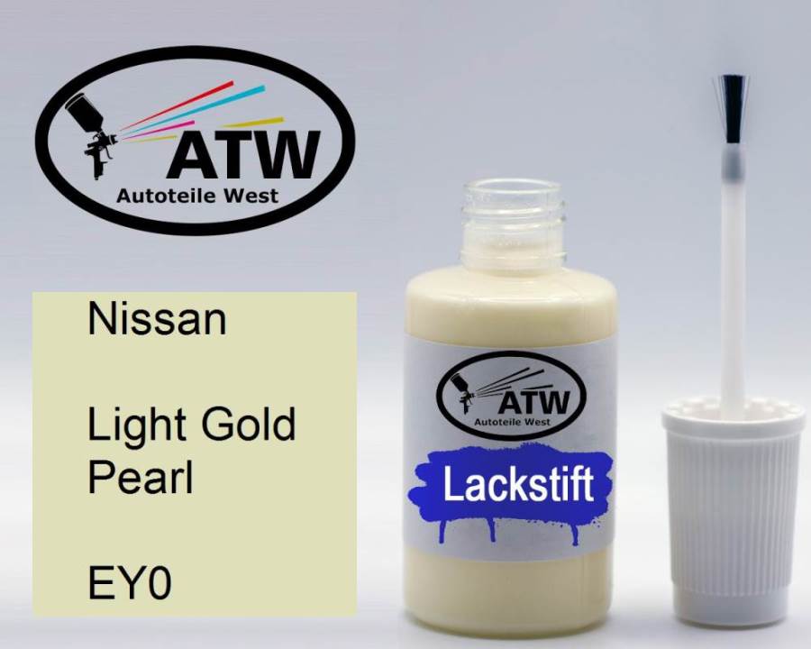 Nissan, Light Gold Pearl, EY0: 20ml Lackstift, von ATW Autoteile West.